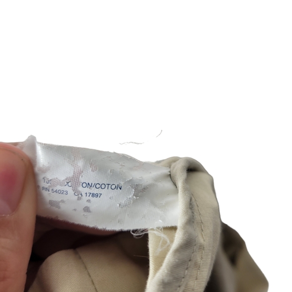 Gap Women's Cropped Trench Coat Size S Ivory Double Breasted - Picture 7 of 9